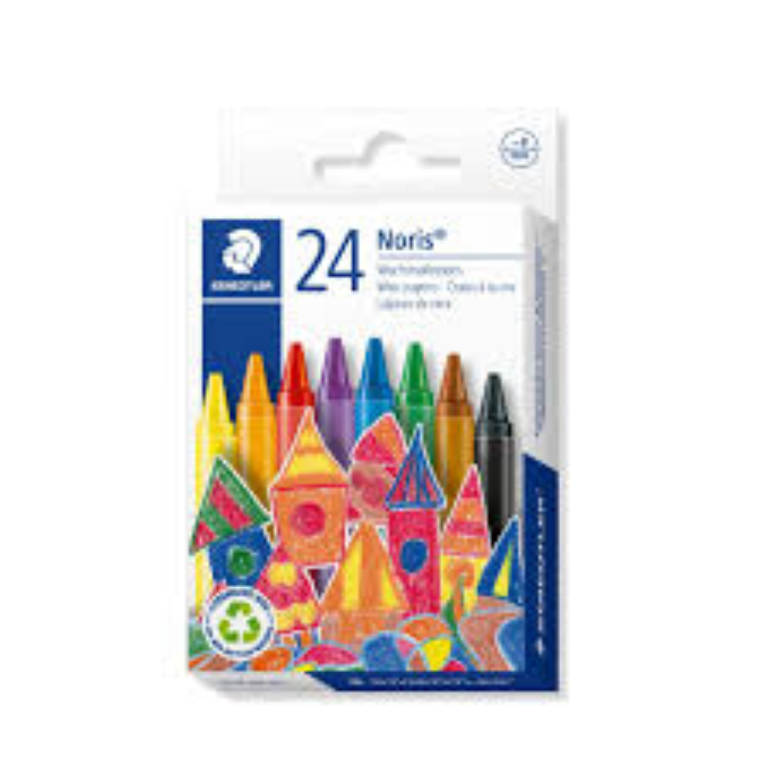 Staedtler Wax Crayon St=24col ST-2200-NC24